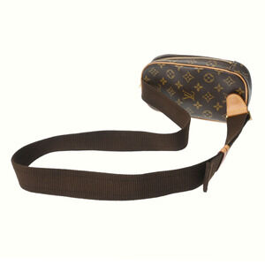 Louis Vuitton Monogram Canvas Ganju Pochette Body Brown Bag